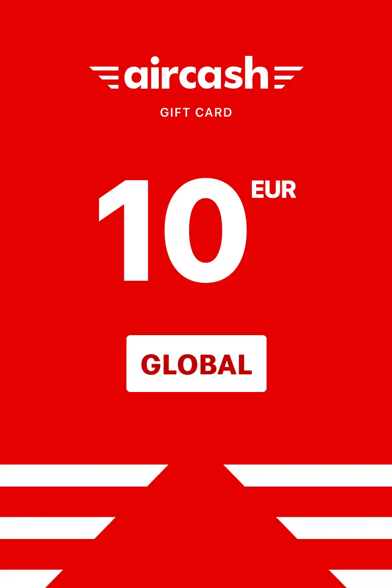 AirCash 10 EUR Gift Card (Global) - Digital Key
