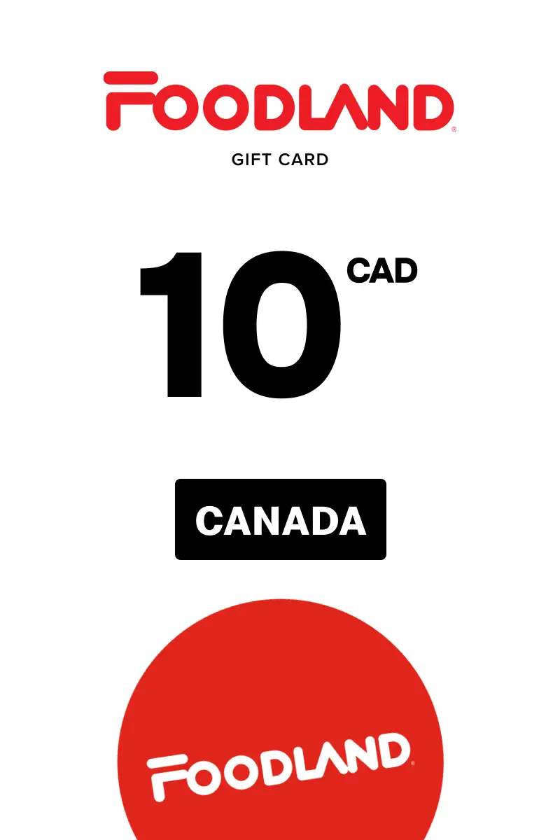 Foodland 10 CAD Gift Card (Canada) - Digital Key