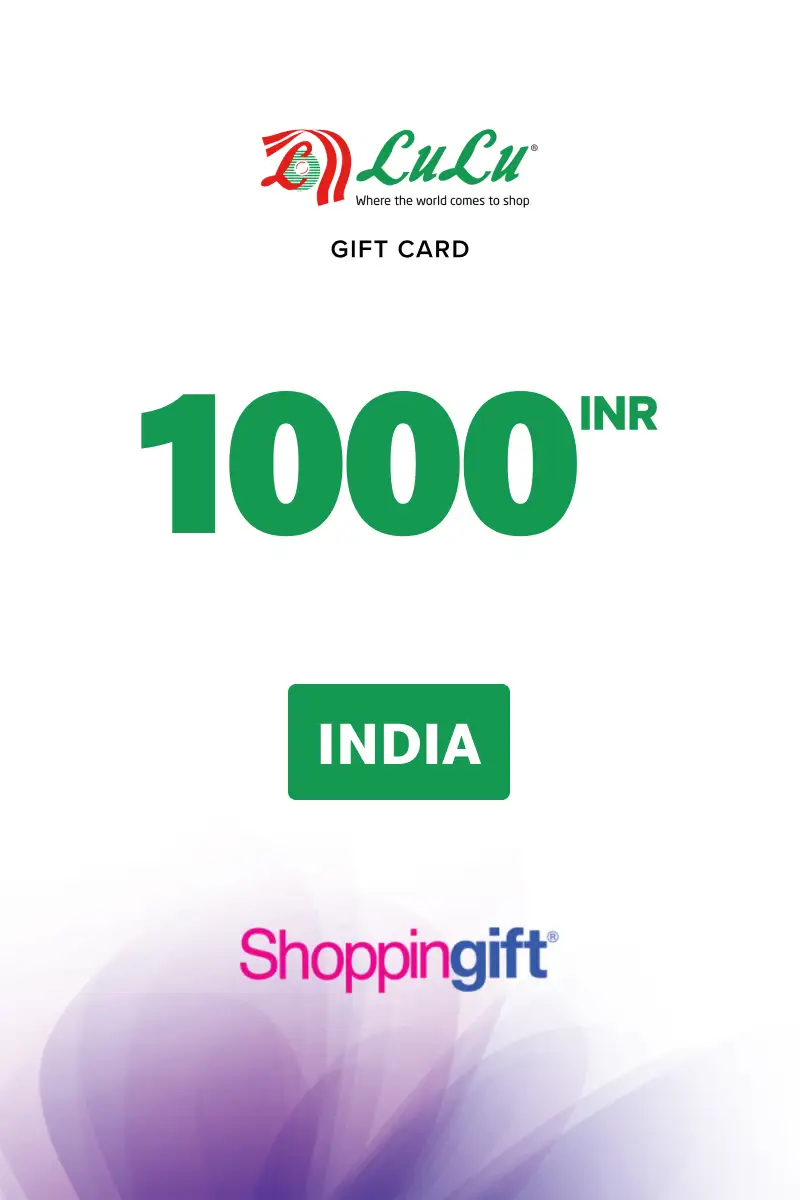 Lulu Hypermarket 1000 INR Gift Card (India) - Digital Key