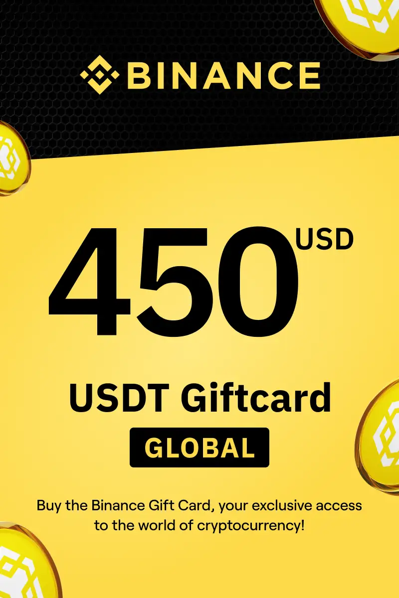 Binance (USDT) 450 USD Gift Card (Global) - Digital Key