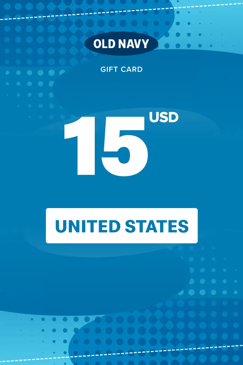 Old Navy 15 USD Gift Card (United States) - Digital Key