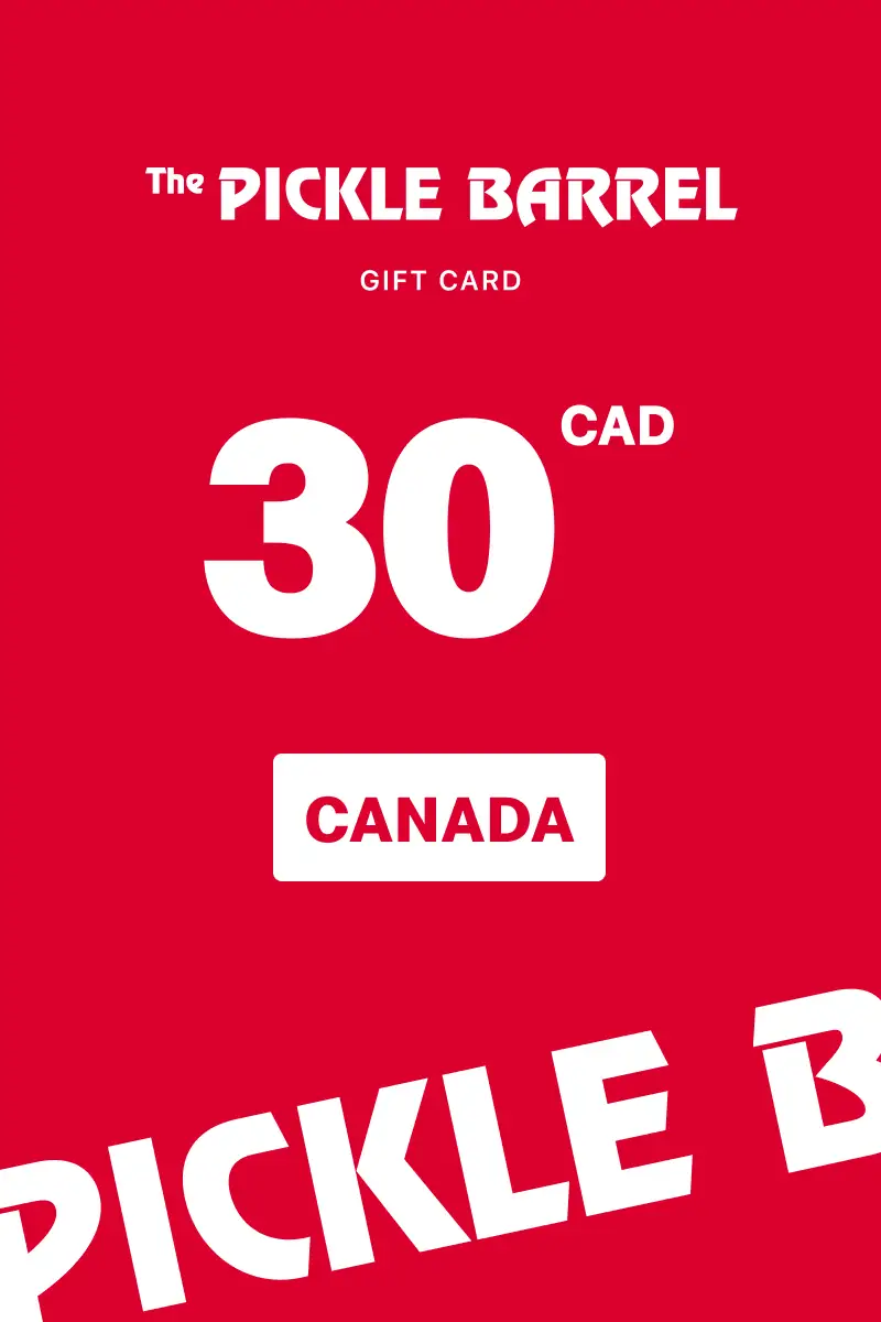 The Pickle Barrel 30 CAD Gift Card (Canada) - Digital Key