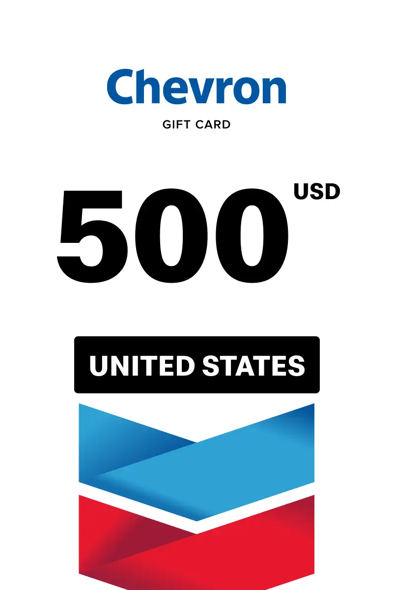 Chevron 500 USD Gift Card (United States) - Digital Key