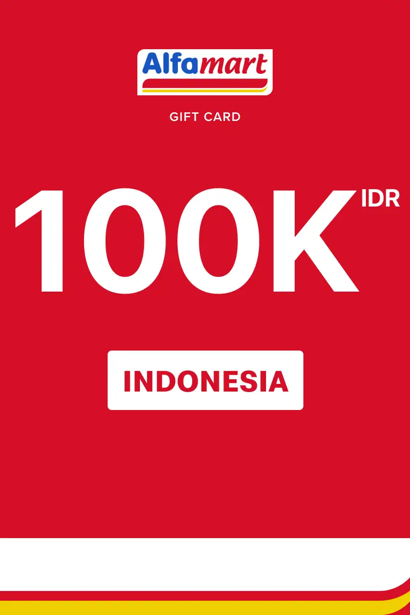 Alfamart 100000 IDR Gift Card (Indonesia) - Digital Key