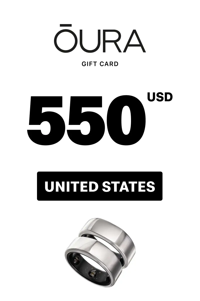 Oura Ring 550 USD Gift Card (United States) - Digital Key