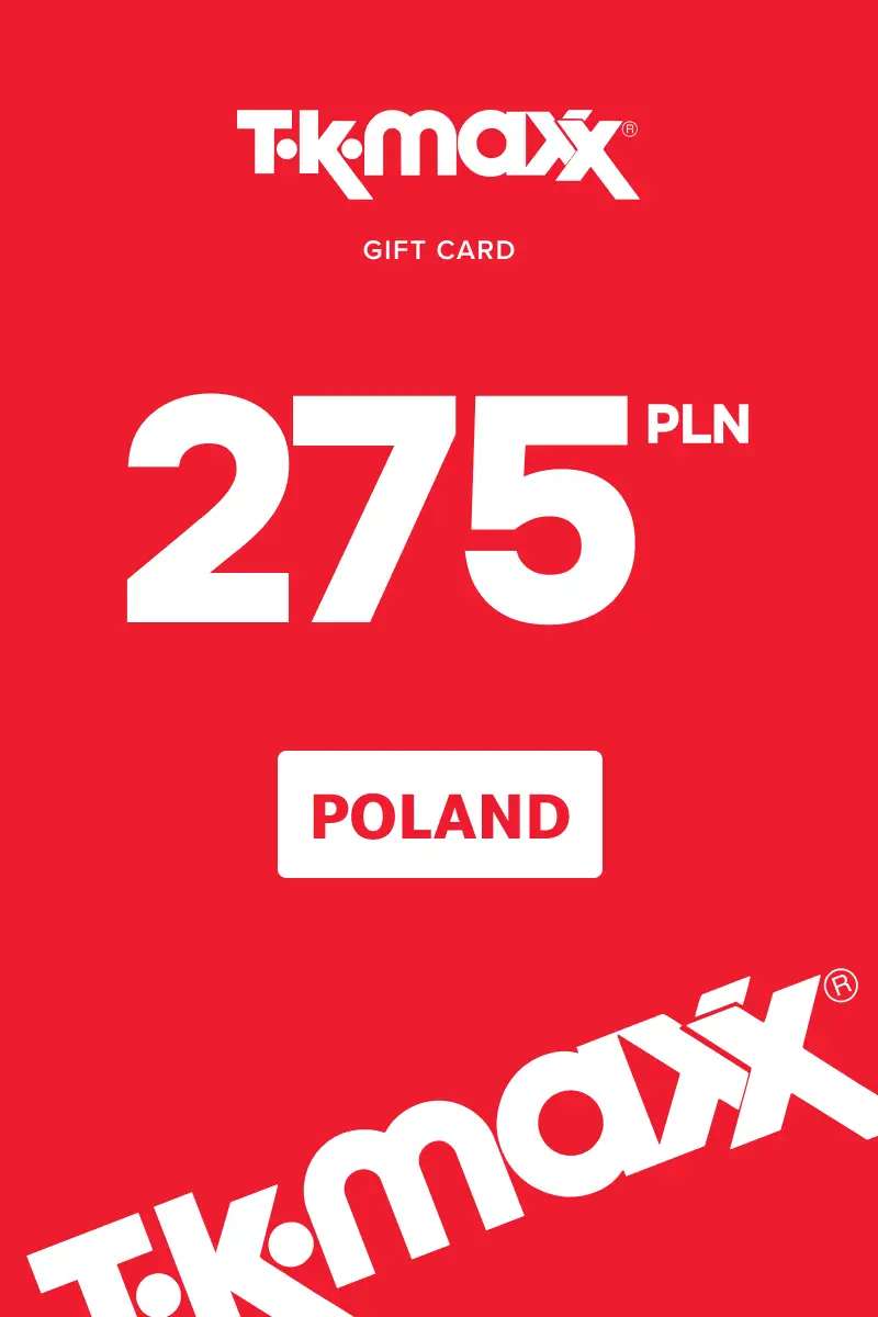TK Maxx 275 PLN Gift Card (Poland) - Digital Key