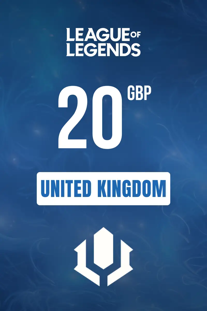 League of legends 20 GBP Gift Card (United Kingdom) - Digital Key