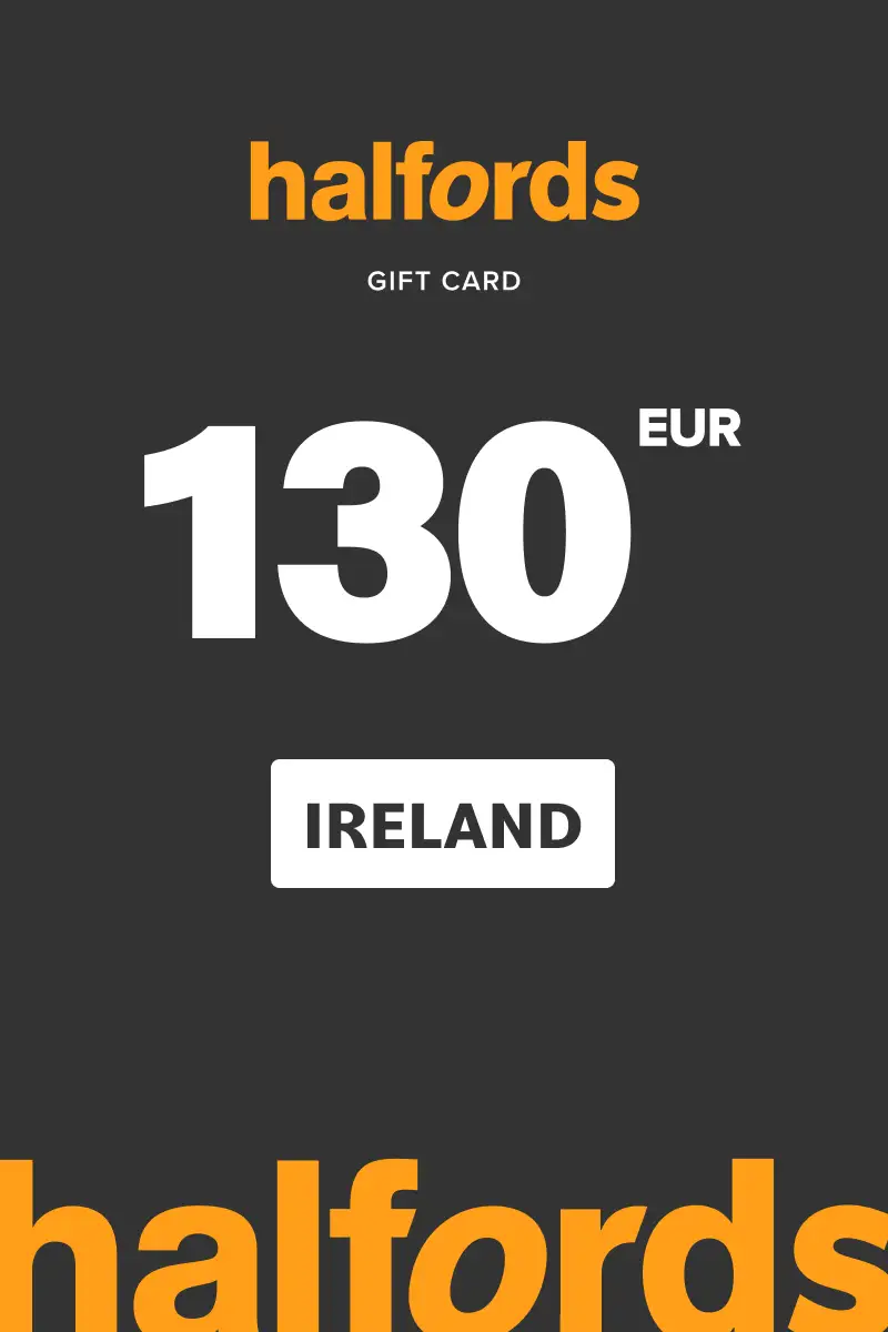 Halfords 130 EUR Gift Card (Ireland) - Digital Key