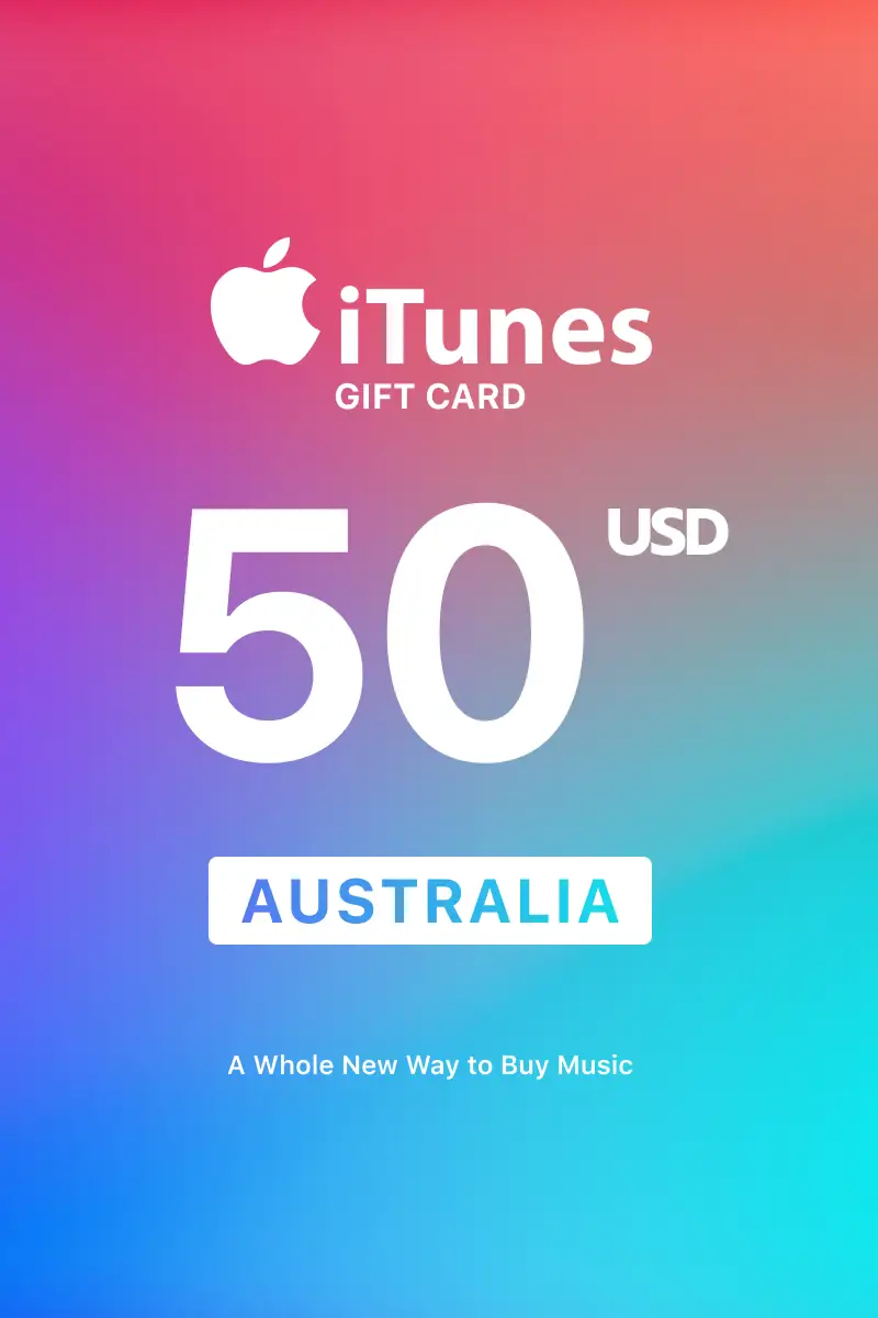 Apple iTunes 50 USD Gift Card (Australia) - Digital Key