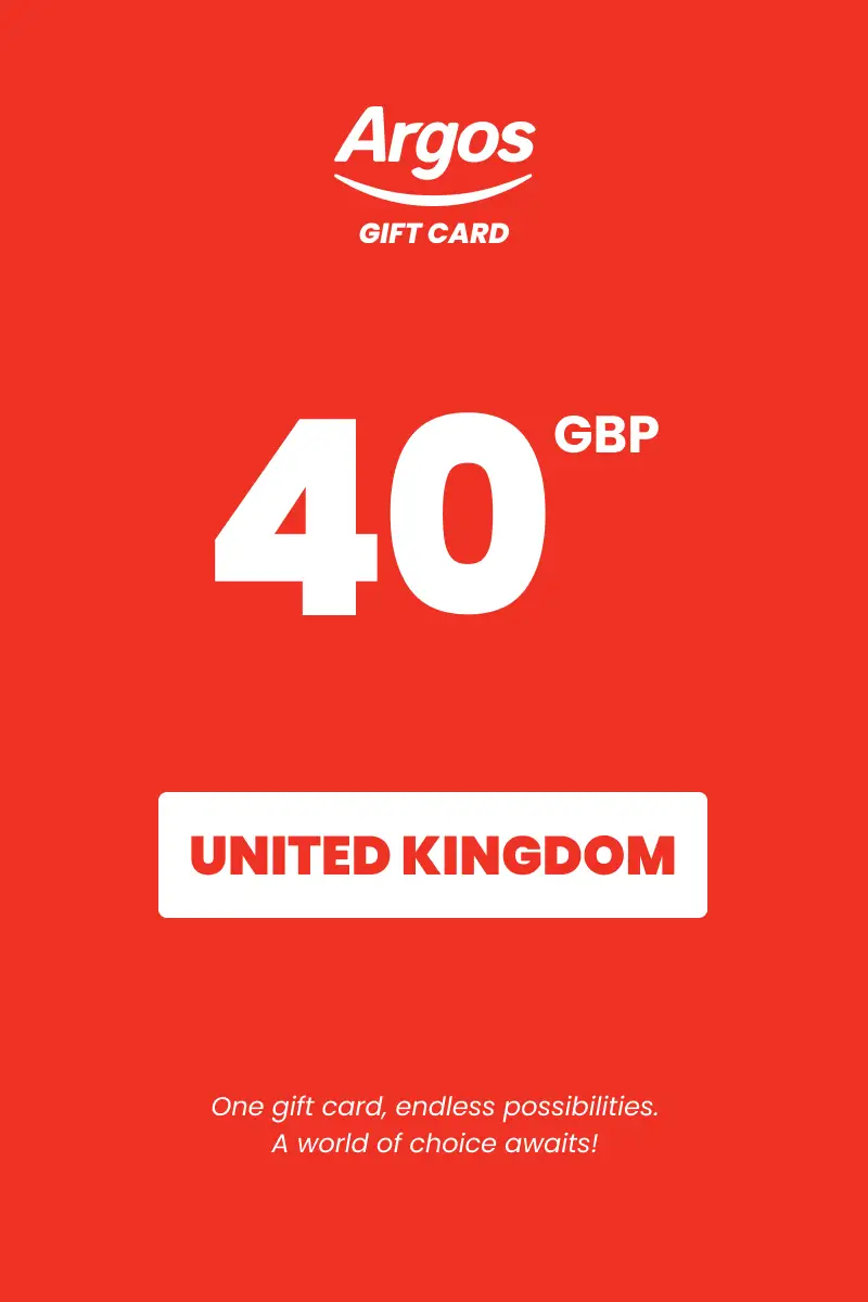 Argos 40 GBP Gift Card (United Kingdom) - Digital Key