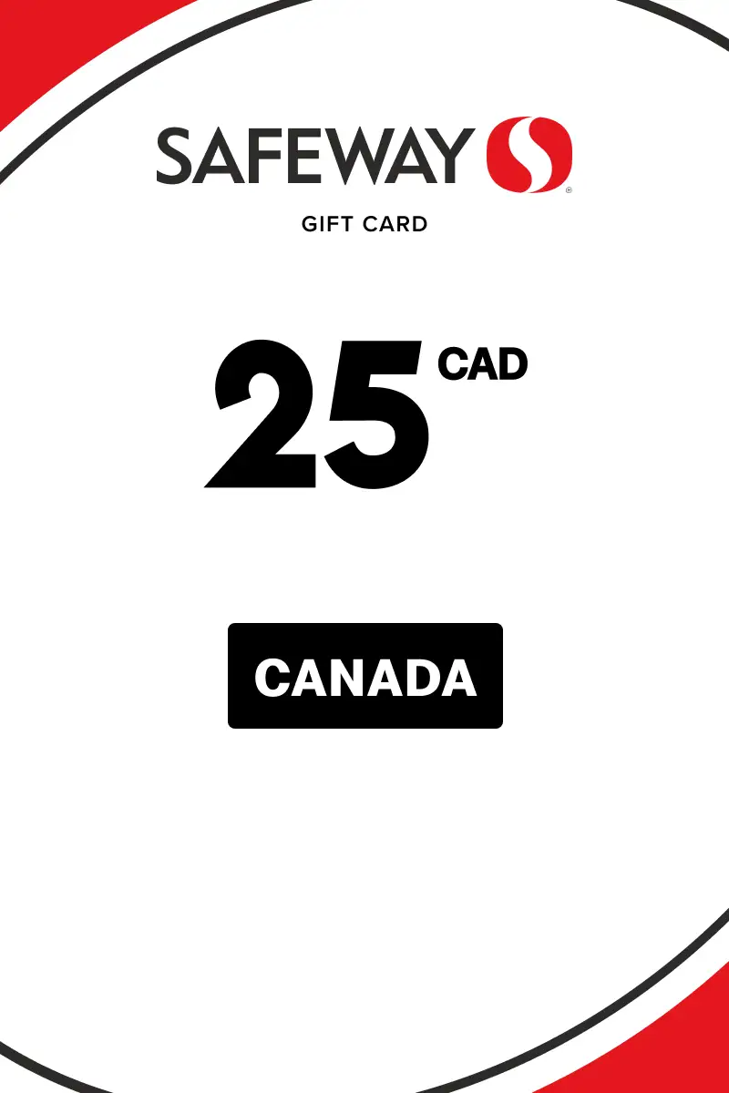 Safeway 25 CAD Gift Card (Canada) - Digital Key