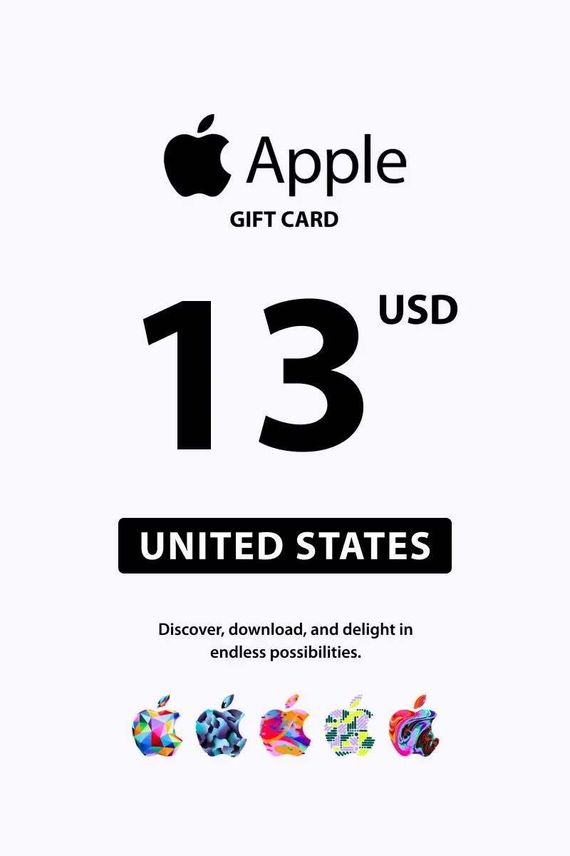 Apple 13 USD Gift Card (United States) - Digital Key