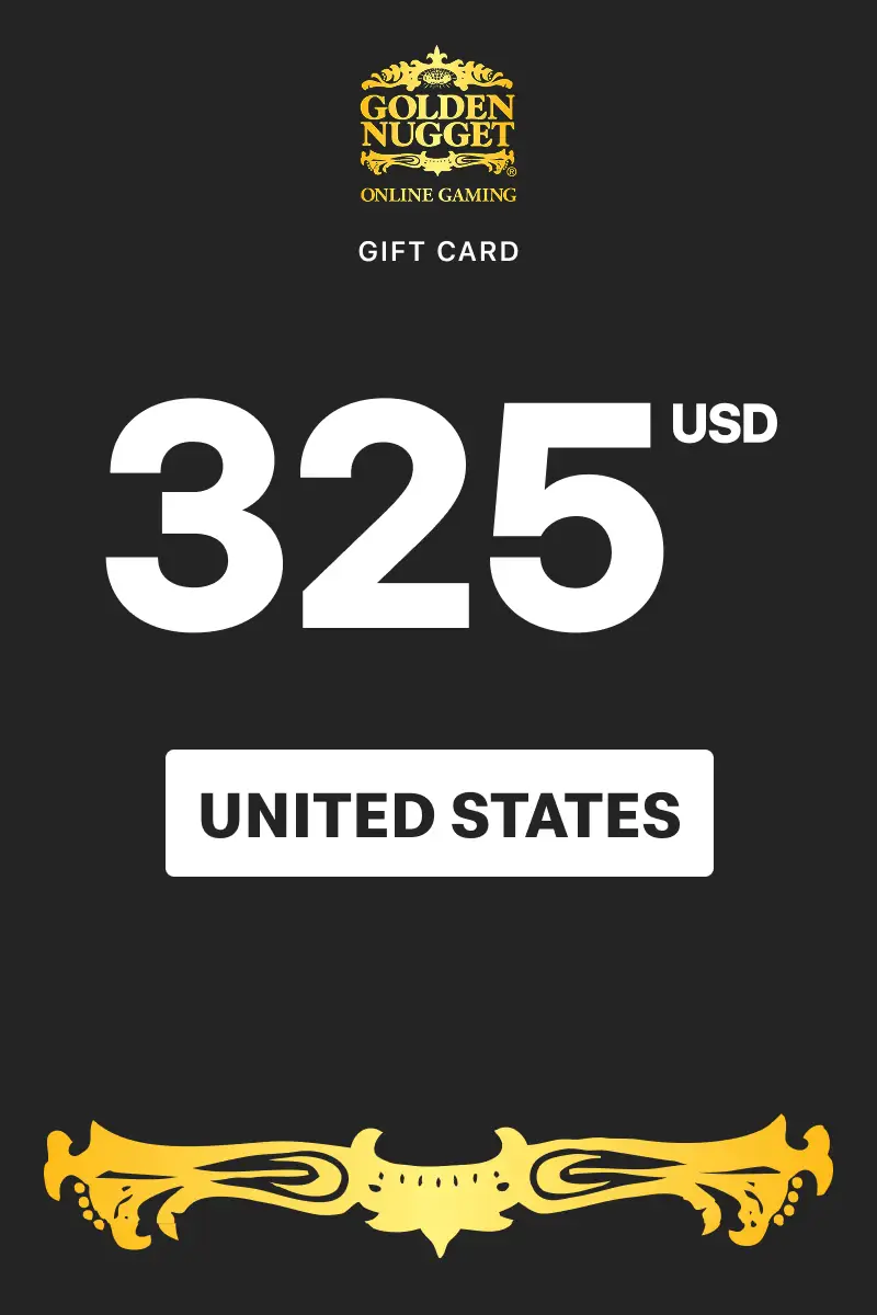 Golden Nugget Casino 325 USD Gift Card (United States) - Digital Key