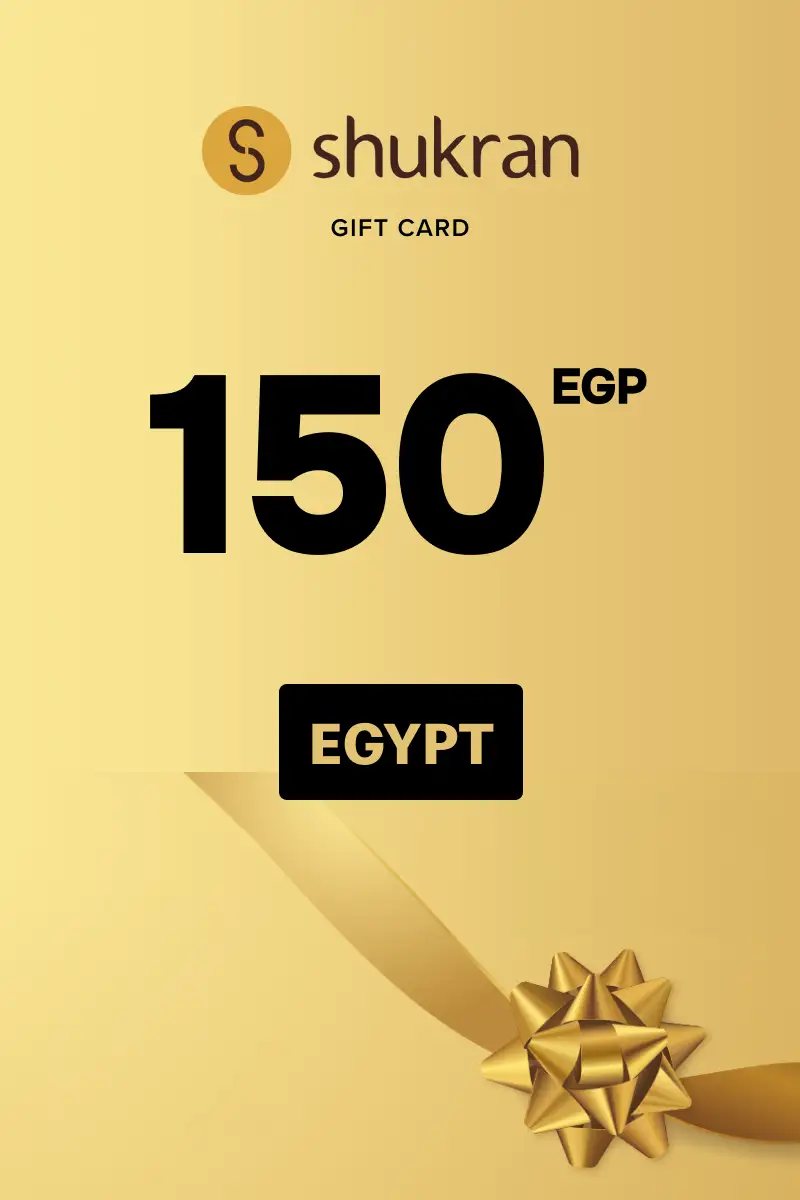 Shukran 150 EGP Gift Card (Egypt) - Digital Key