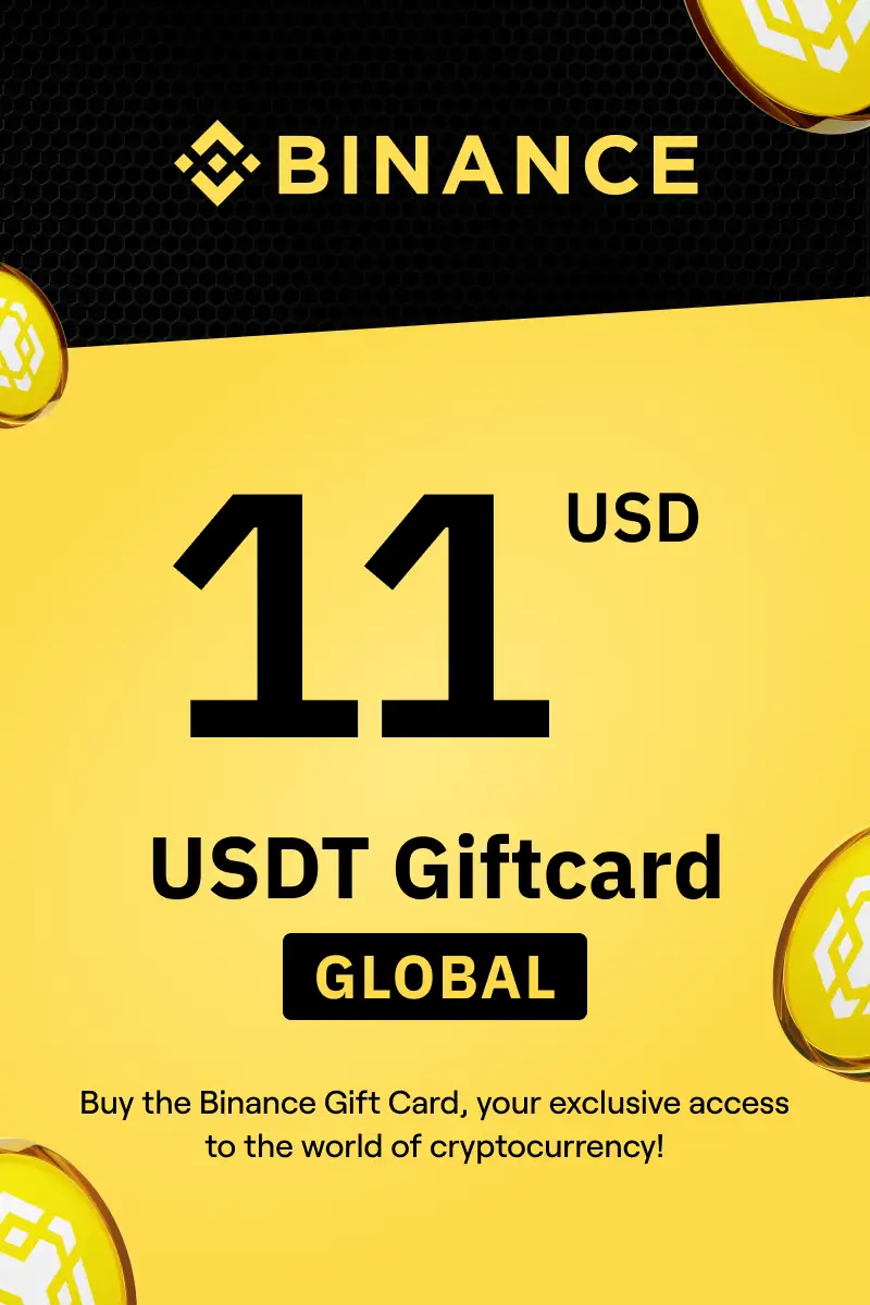 Binance (USDT) 11 USD Gift Card (Global) - Digital Key