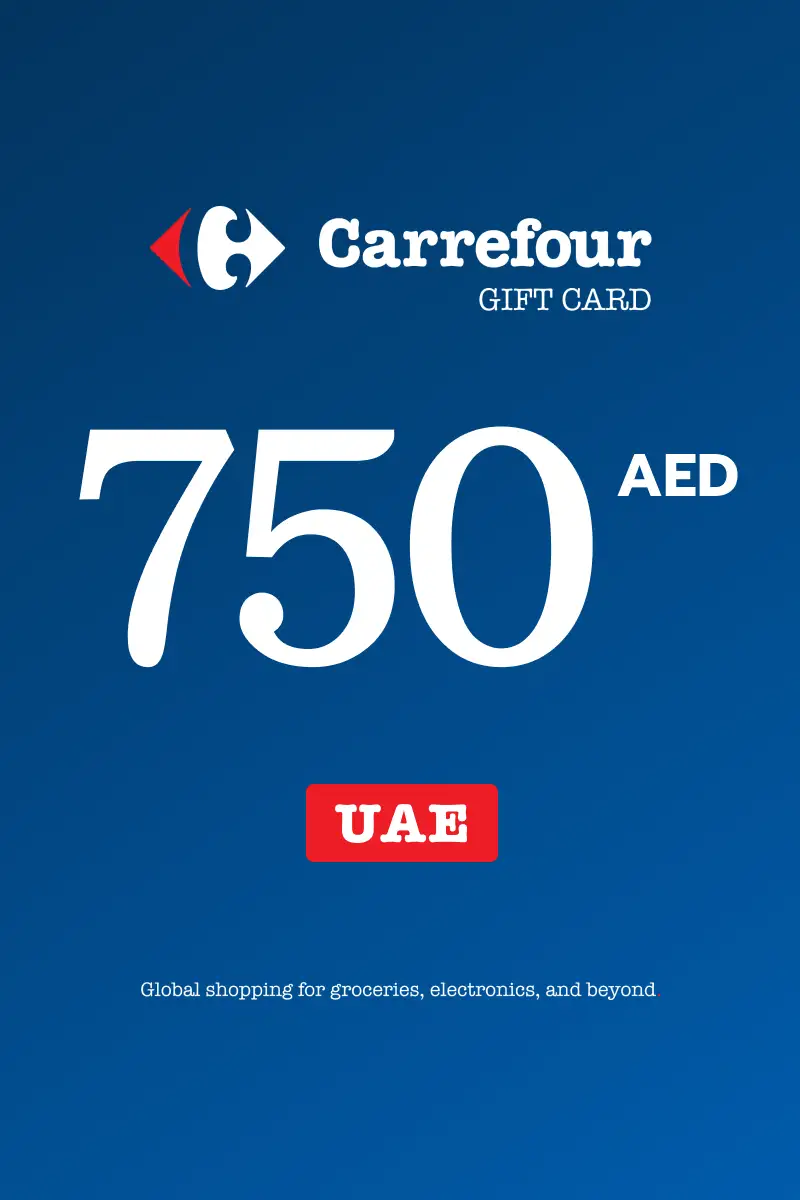 Carrefour 750 AED Gift Card (United Arab Emirates) - Digital Key