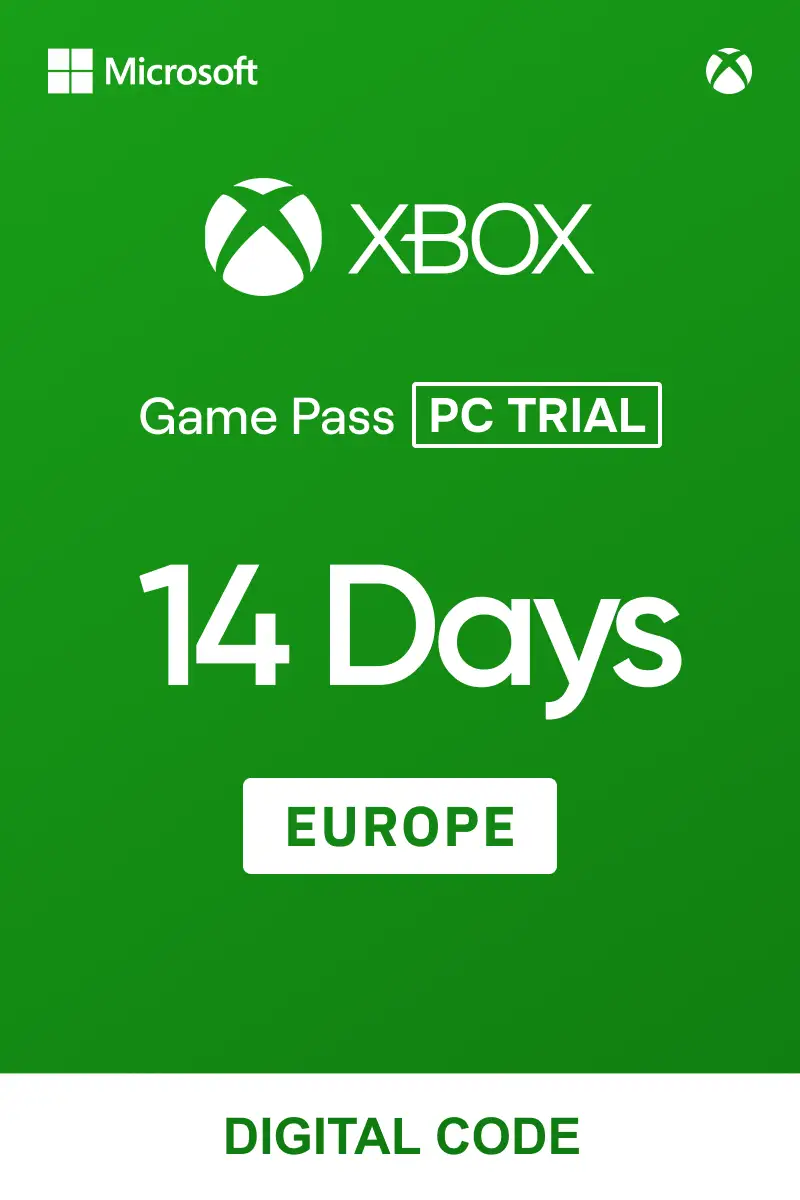 Xbox Game Pass for PC 14 Days Trial (Europe) - Digital Key