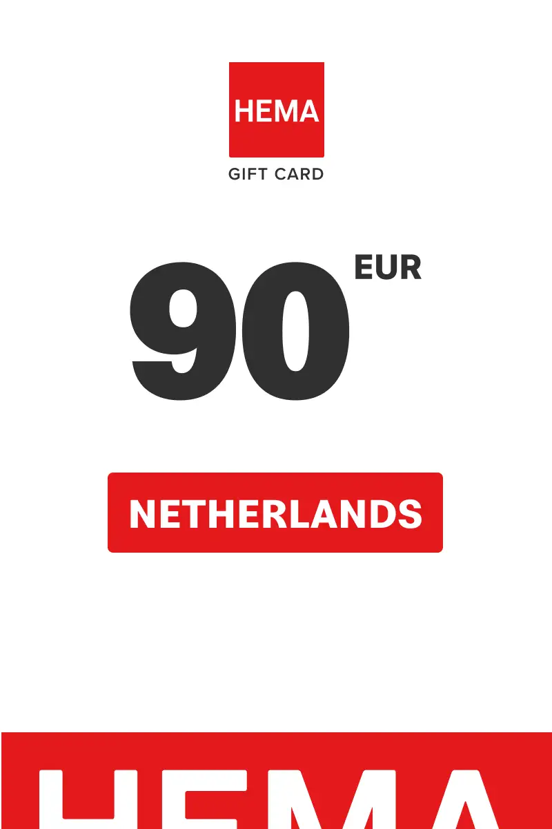 HEMA 90 EUR Gift Card (Netherlands) - Digital Key