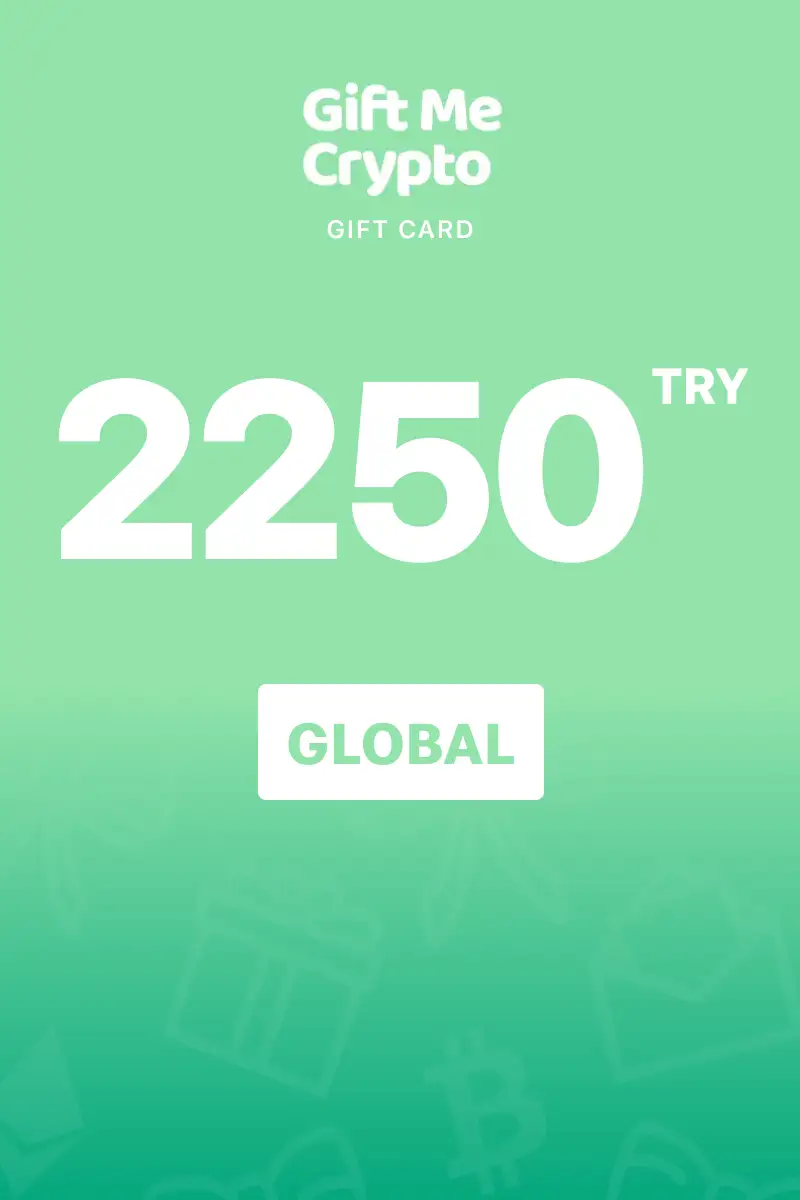 Gift Me Crypto 2250 TRY Gift Card (Global) - Digital Key