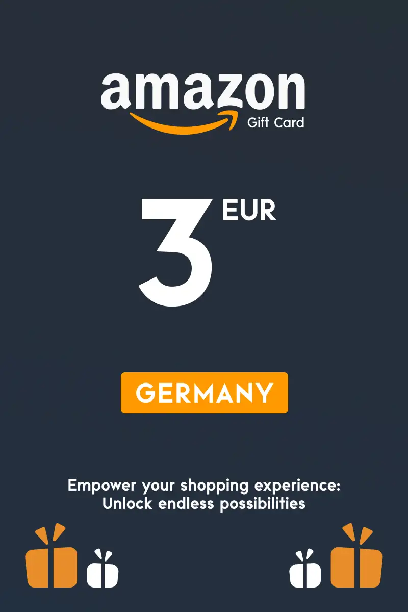 Amazon 3 EUR Gift Card (Germany) - Digital Key