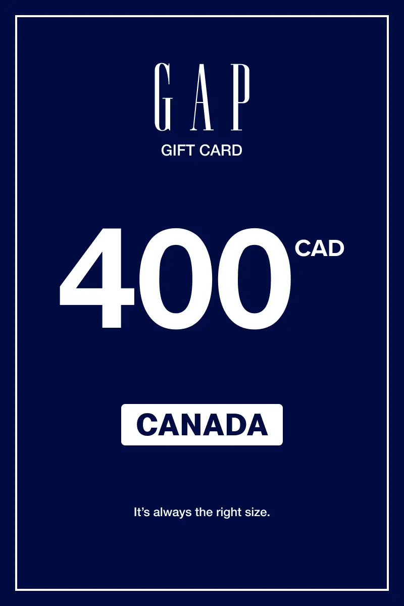 Gap 400 CAD Gift Card (Canada) - Digital Key