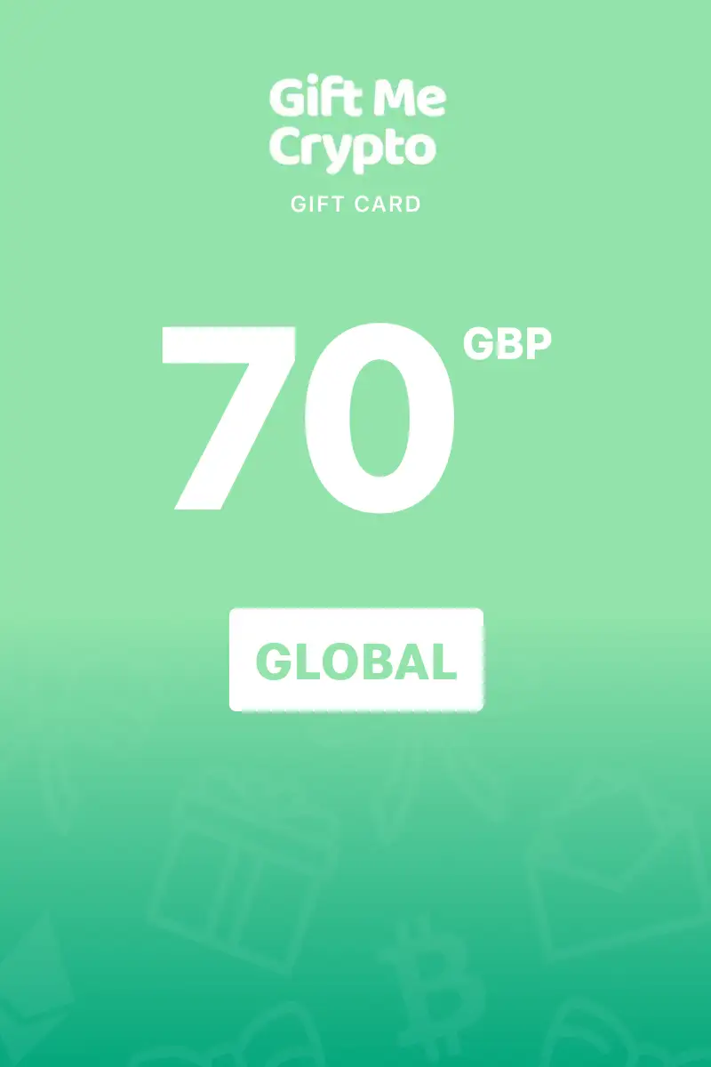 Gift Me Crypto 70 GBP Gift Card (Global) - Digital Key