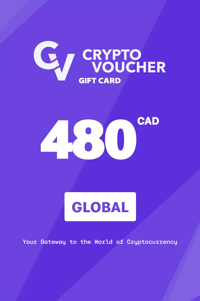 Crypto Voucher 480 CAD Gift Card (Global) - Digital Key