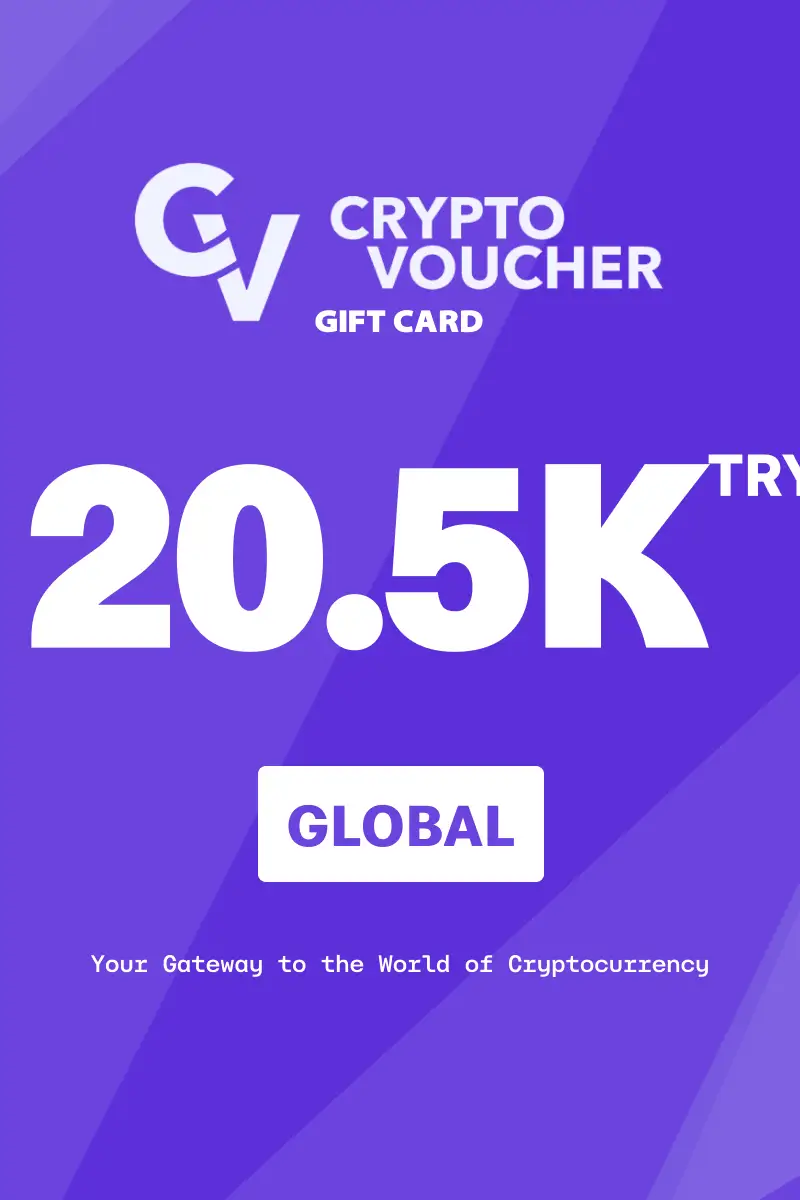 Crypto Voucher 20500 TRY Gift Card (Global) - Digital Key
