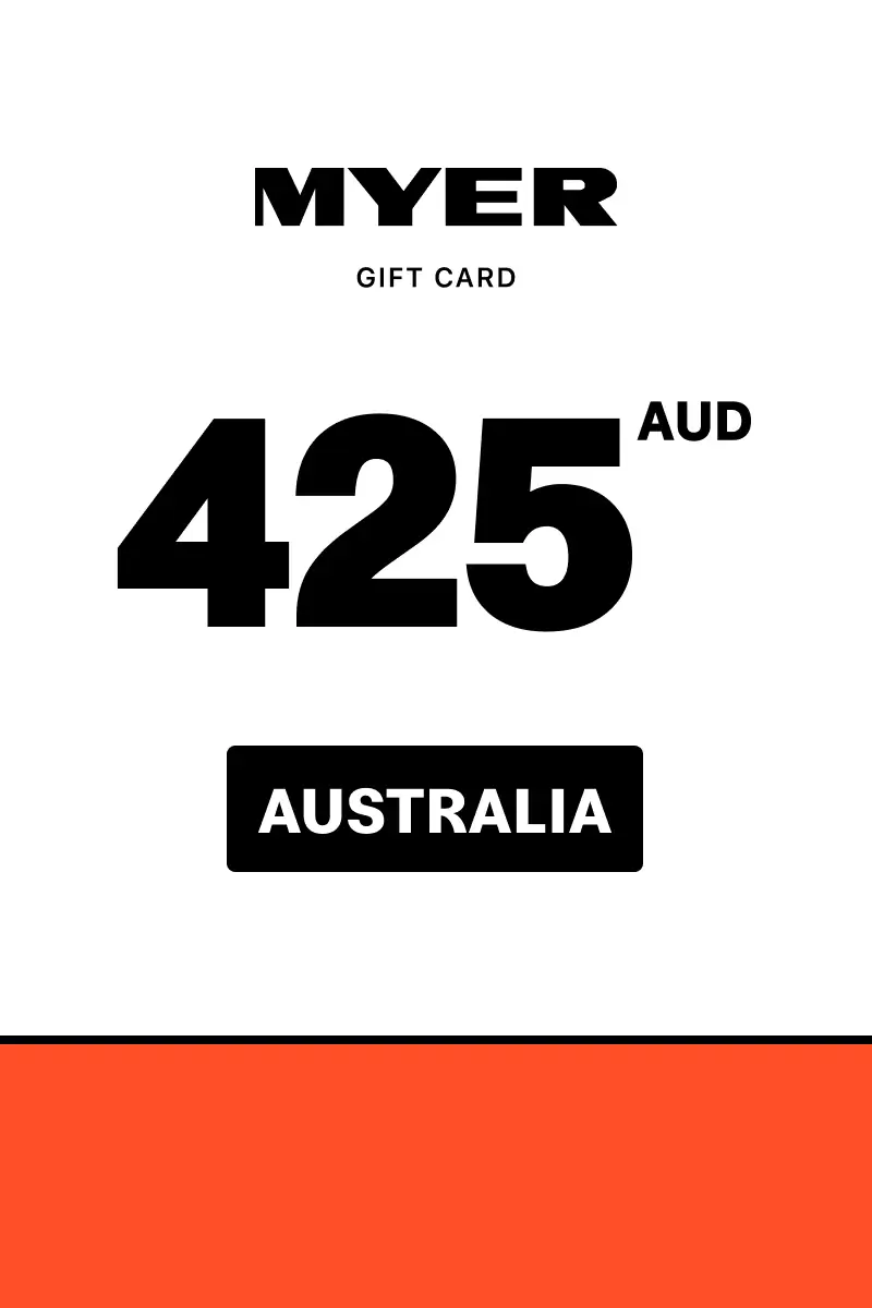 Myer 425 AUD Gift Card (Australia) - Digital Key