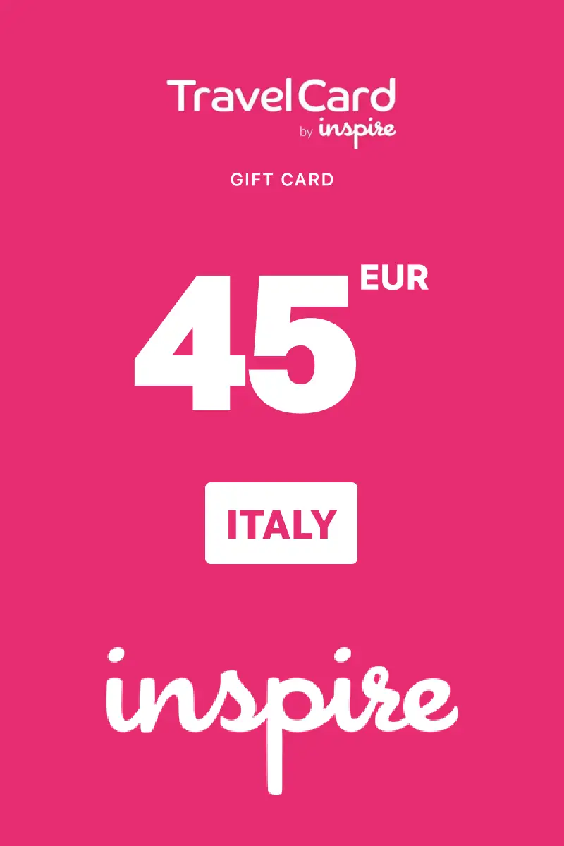 TravelCard by Inspire 45 EUR Gift Card (Italy) - Digital Key