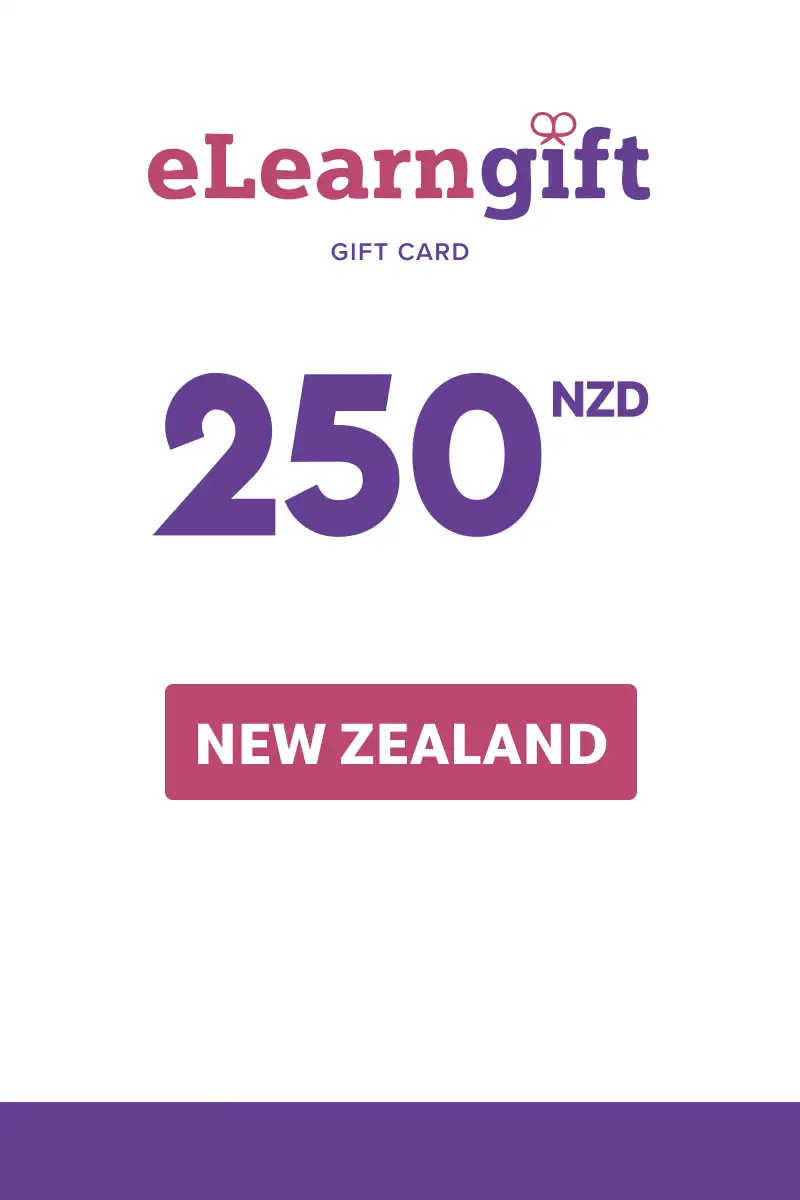 eLearnGift 250 NZD Gift Card (New Zealand) - Digital Key