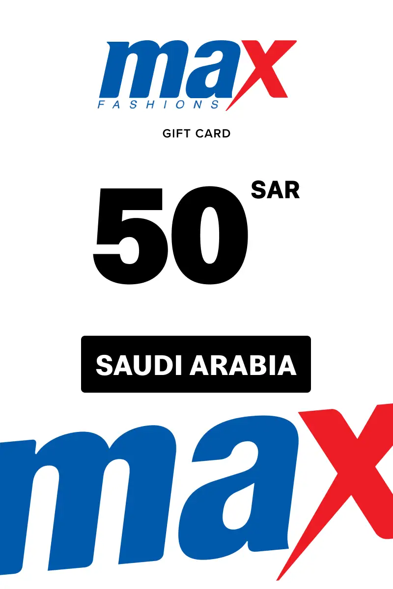 Max Fashion 50 SAR Gift Card (Saudi Arabia) - Digital Key