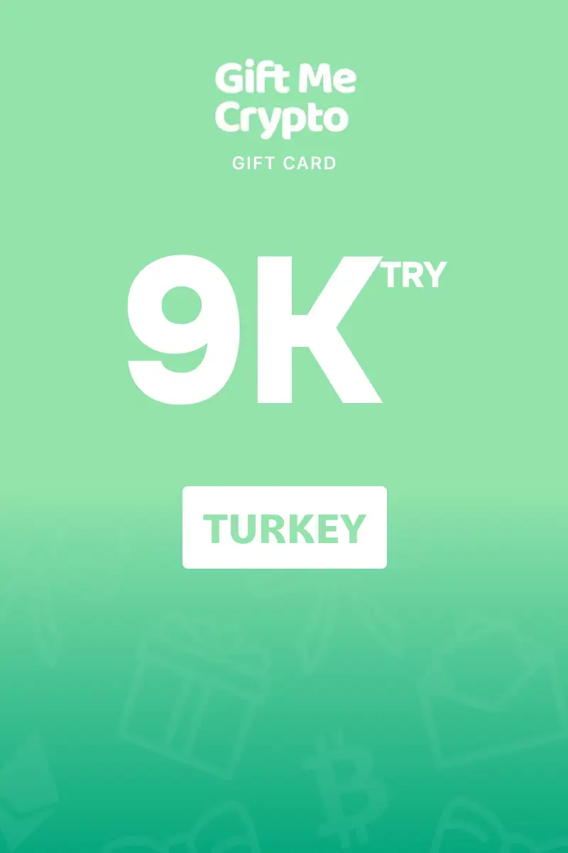 Gift Me Crypto 9000 TRY Gift Card (Turkey) - Digital Key