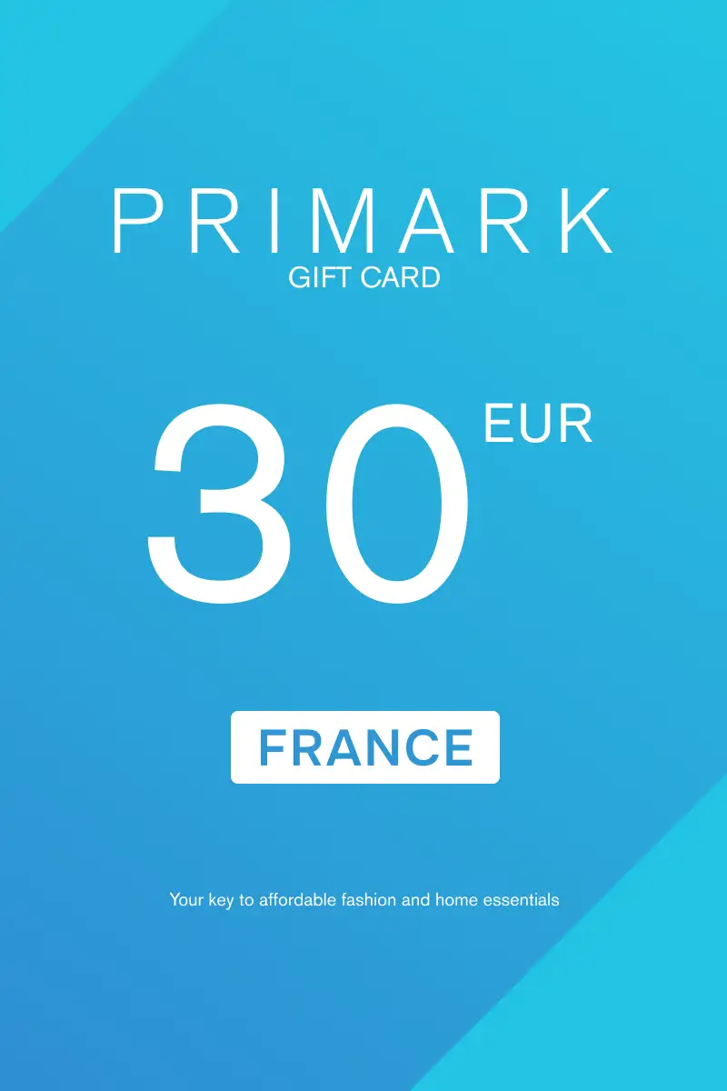Primark 30 EUR Gift Card (France) - Digital Key