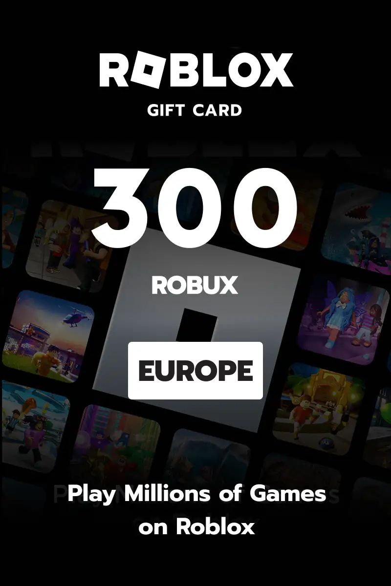 Roblox 300 Robux (Europe) - Digital Key