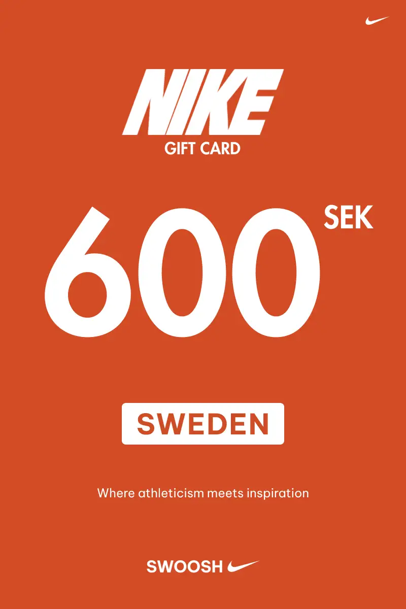 Nike 600 SEK Gift Card (Sweden) - Digital Key