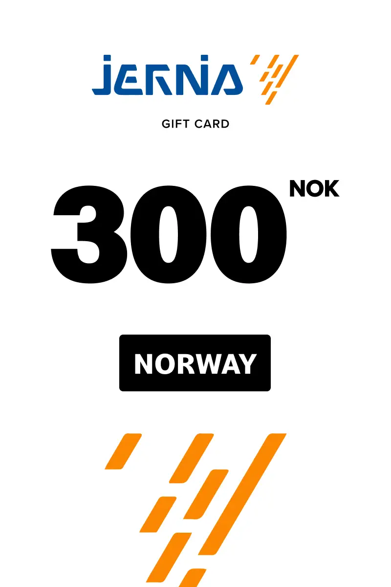 Jernia 300 NOK Gift Card (Norway) - Digital Key