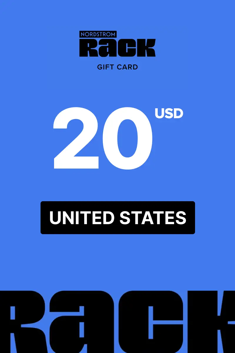 Nordstrom Rack 20 USD Gift Card (United States) - Digital Key