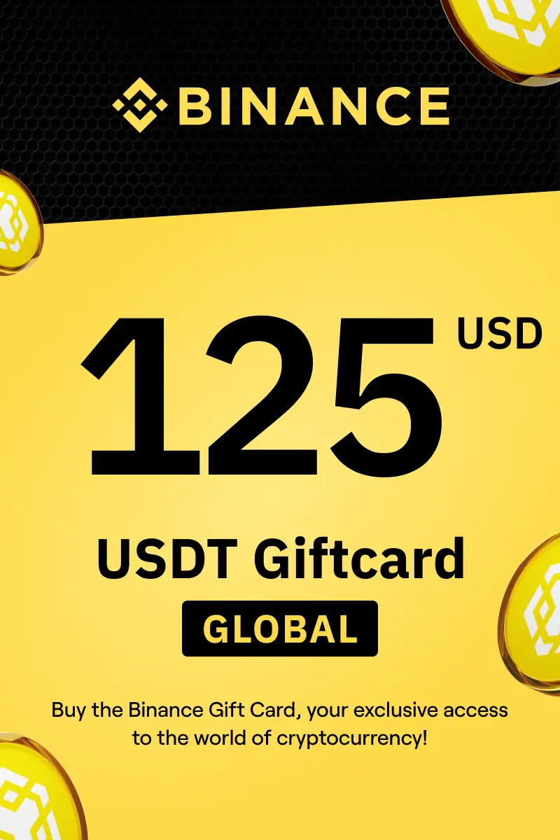 Binance (USDT) 125 USD Gift Card (Global) - Digital Key