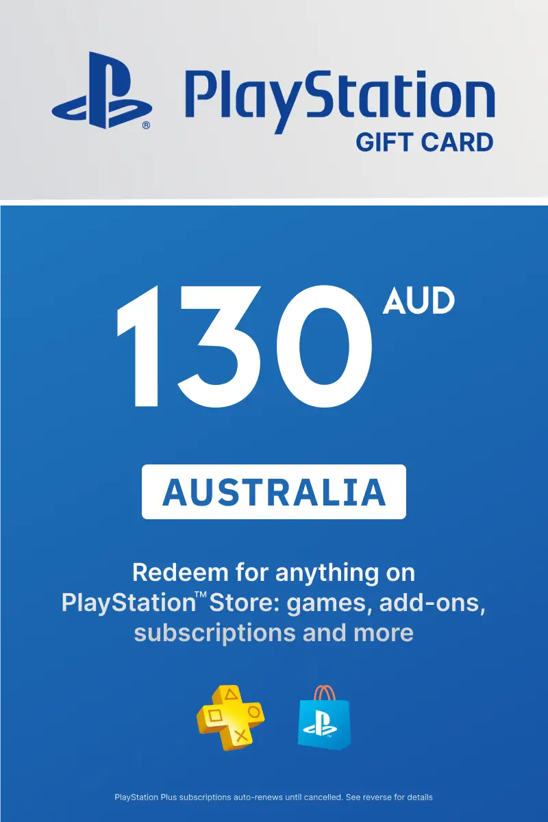 PlayStation Store 130 AUD Gift Card (Australia) - Digital Key