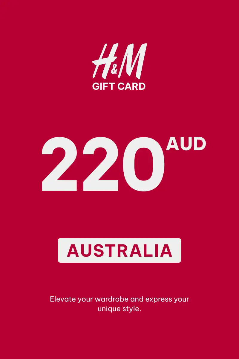 HandM 220 AUD Gift Card (Australia) - Digital Key