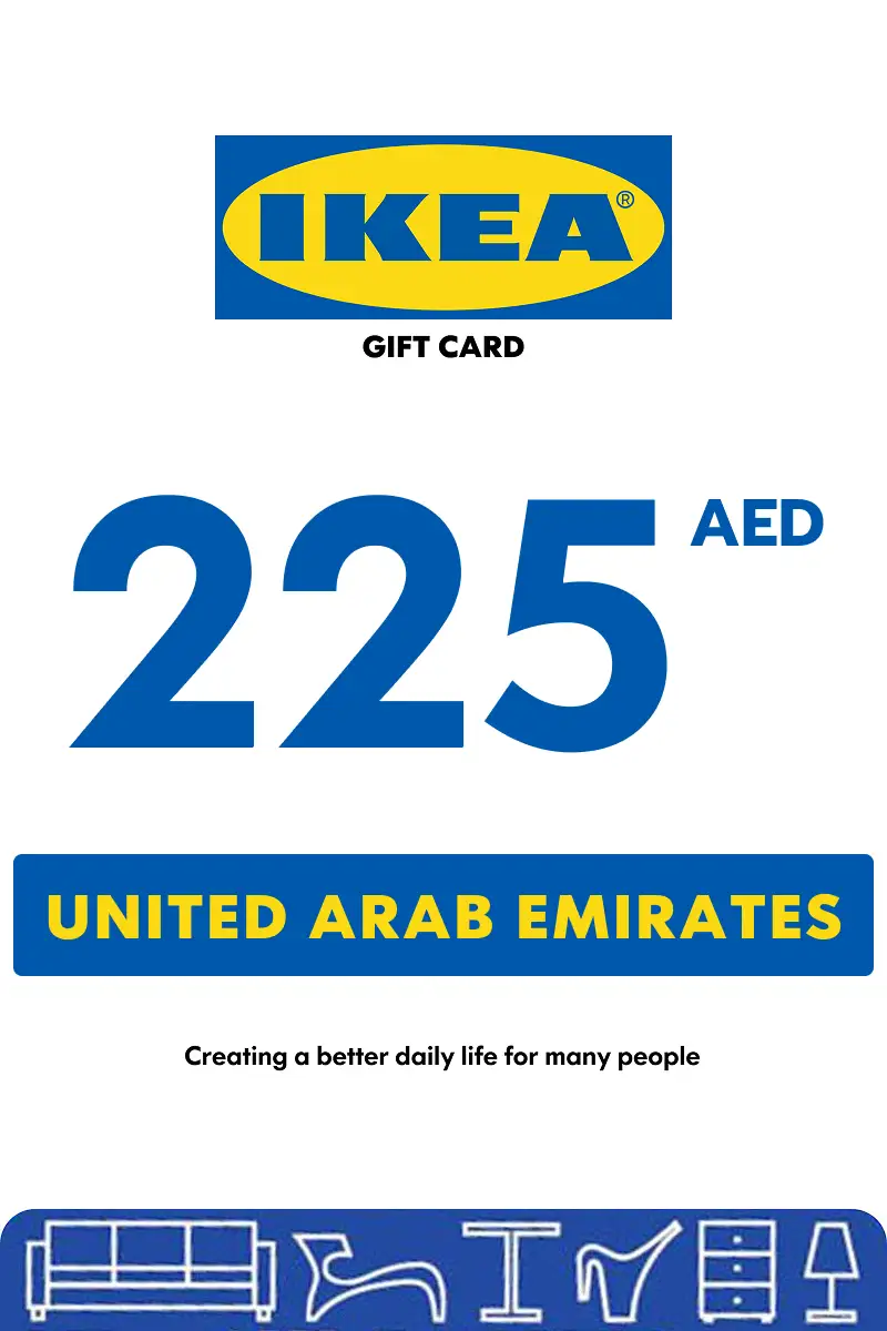IKEA 225 AED Gift Card (United Arab Emirates) - Digital Key