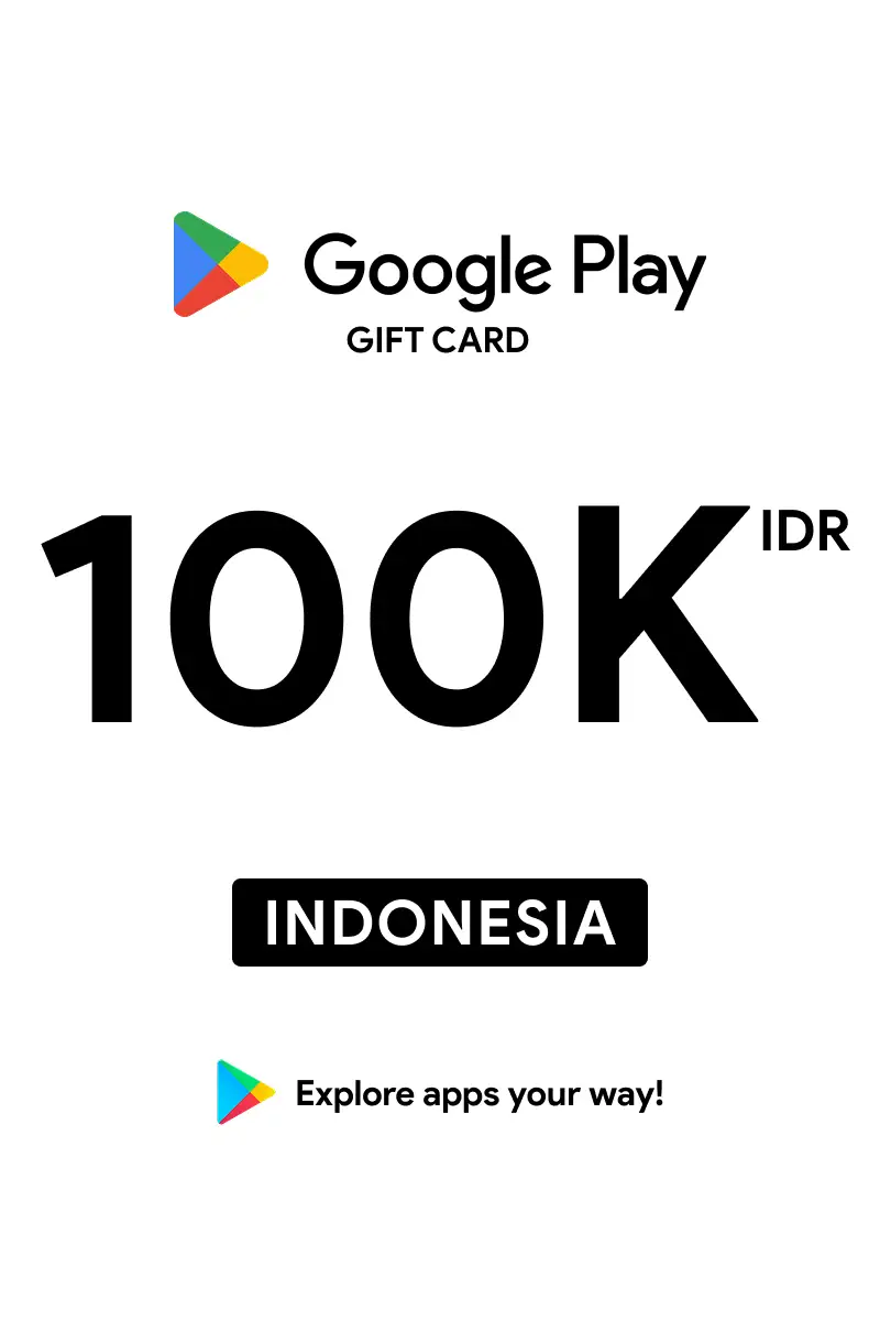 Google Play 100000 IDR Gift Card (Indonesia) - Digital Key