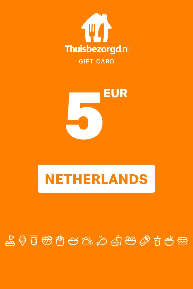 Thuisbezorgd.nl 5 EUR Gift Card (Netherlands) - Digital Key
