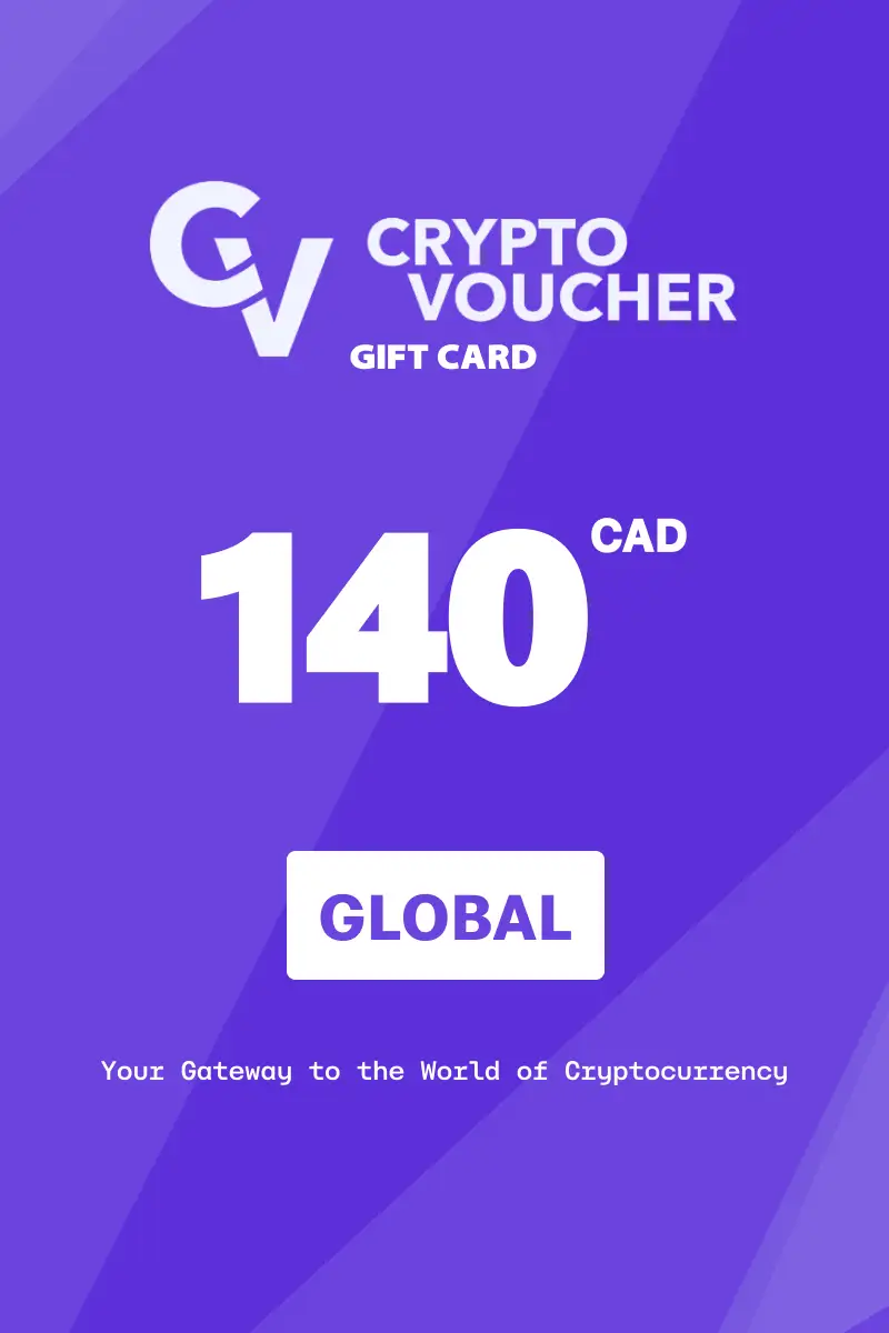 Crypto Voucher 140 CAD Gift Card (Global) - Digital Key