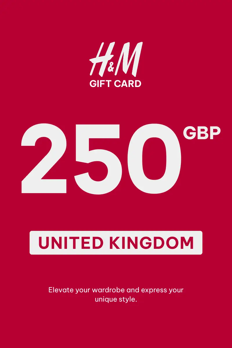 HandM 250 GBP Gift Card (United Kingdom) - Digital Key