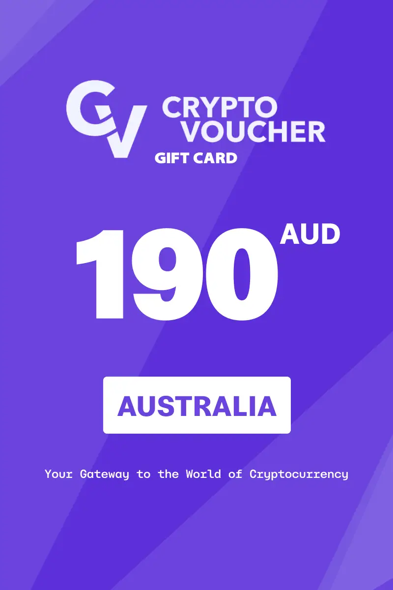 Crypto Voucher 190 AUD Gift Card (Australia) - Digital Key