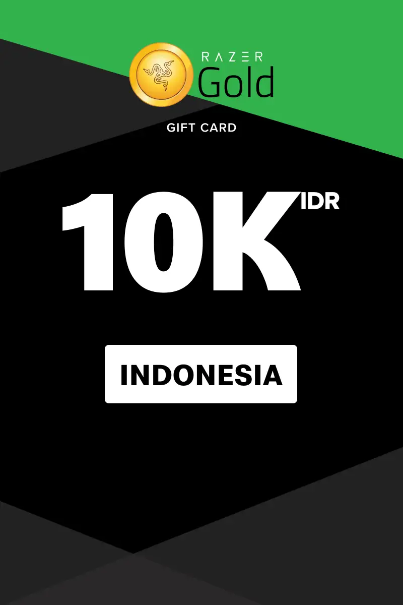 Razer Gold 10000 IDR Gift Card (Indonesia) - Digital Key
