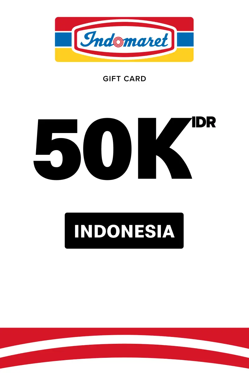 Indomaret 50000 IDR Gift Card (Indonesia) - Digital Key