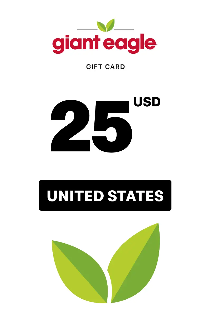 Giant Eagle 25 USD Gift Card (United States) - Digital Key